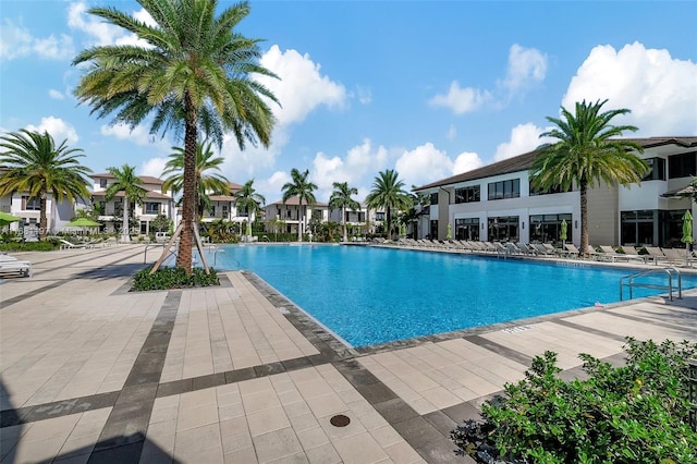 view of pool