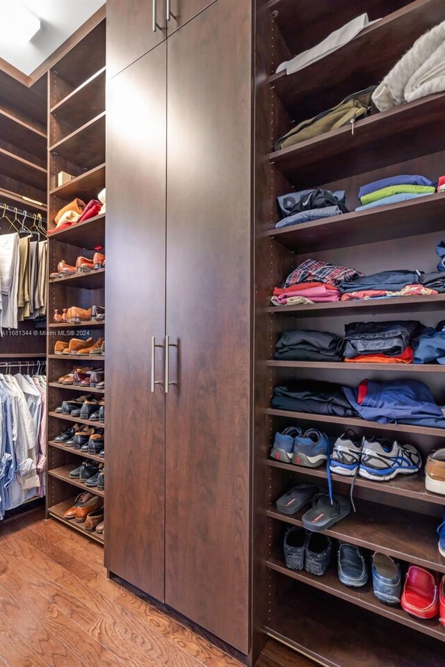 view of closet