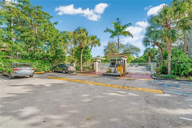 view of car parking