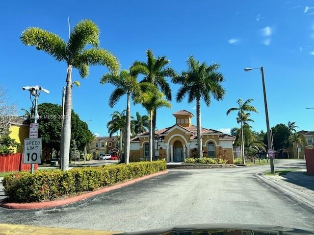 view of road