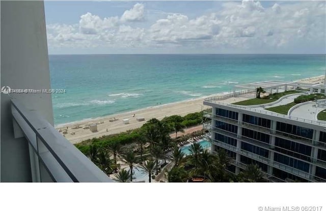 water view with a beach view