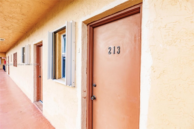 view of property entrance