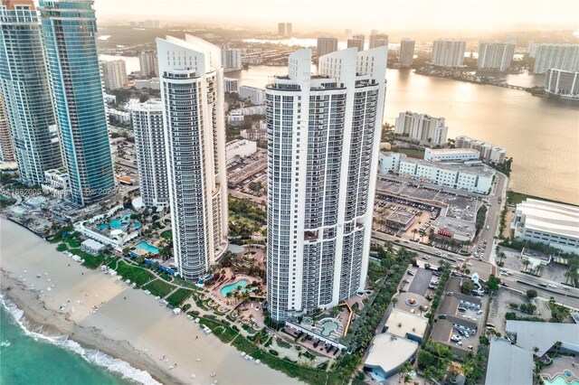 18201 Collins Ave Unit 1905, Sunny Isles Beach, FL 33160 - view of urban area featuring expansive coastline