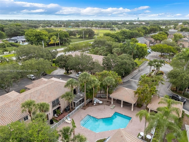 2394 NW 97th Way Unit 2394, Pembroke Pines, FL 33024 - aerial view of a pool