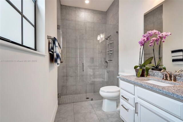 view of tiled bedroom