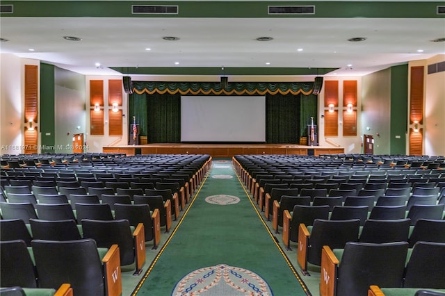 view of home theater room