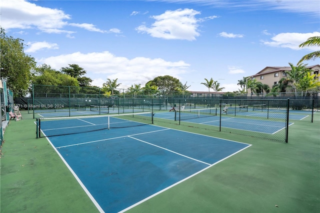 view of tennis court