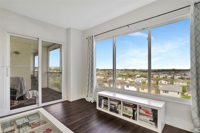 interior space with plenty of natural light