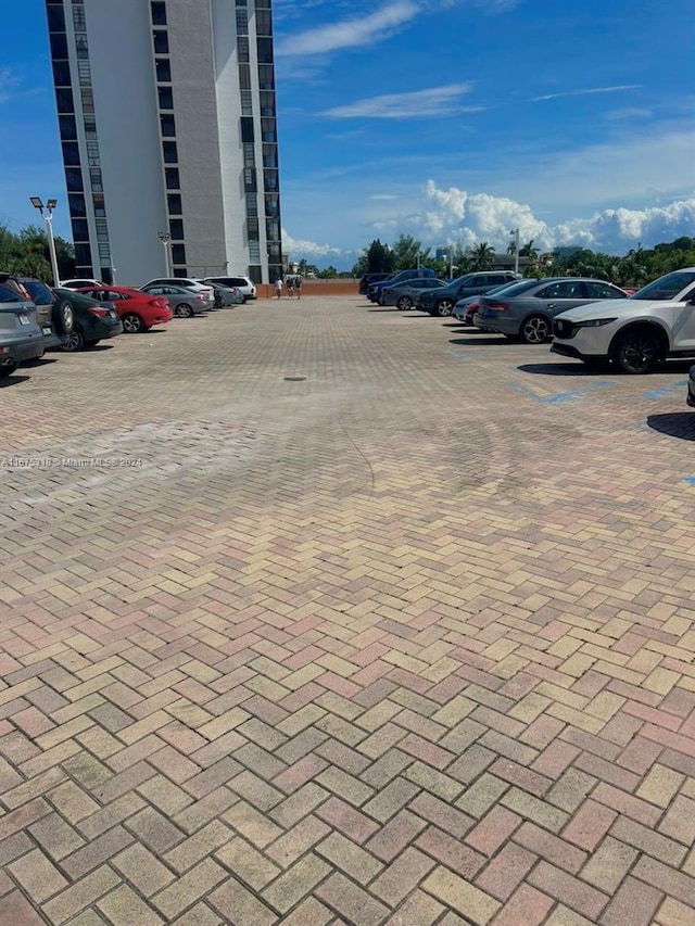 view of car parking