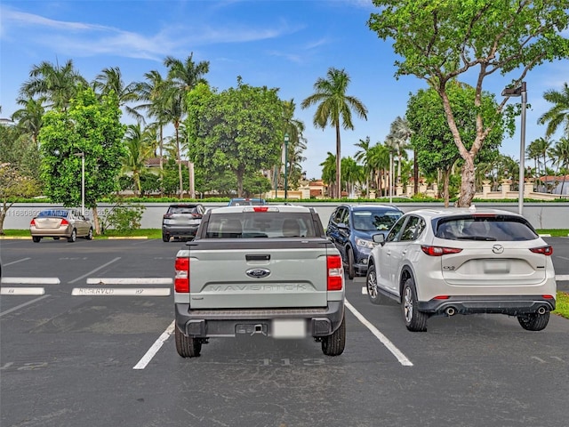 view of parking / parking lot