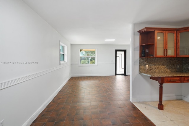 interior space featuring tile patterned floors