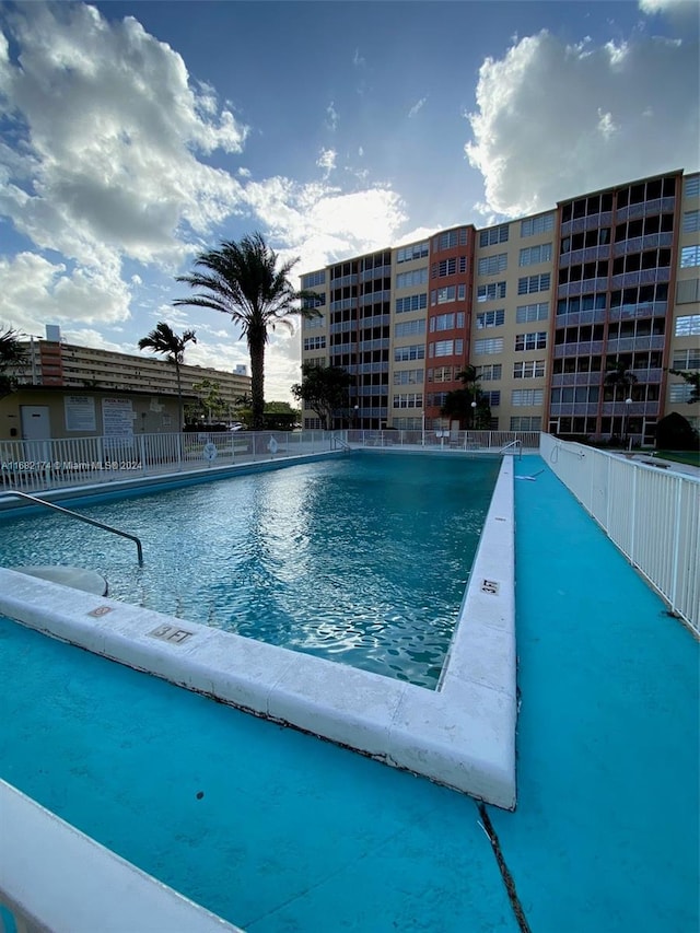 view of pool