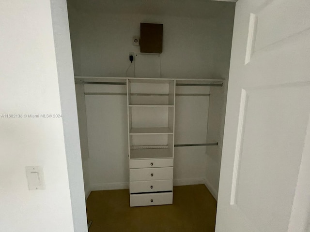 view of closet