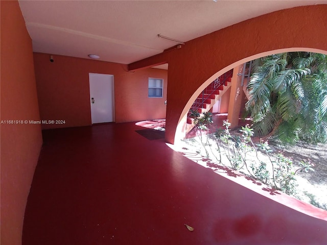 1305 W 53rd St Unit 410, Hialeah, FL 33012 - entryway with finished concrete flooring