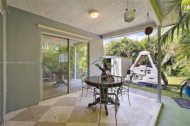 sunroom featuring plenty of natural light