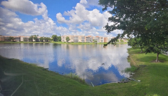 view of water feature