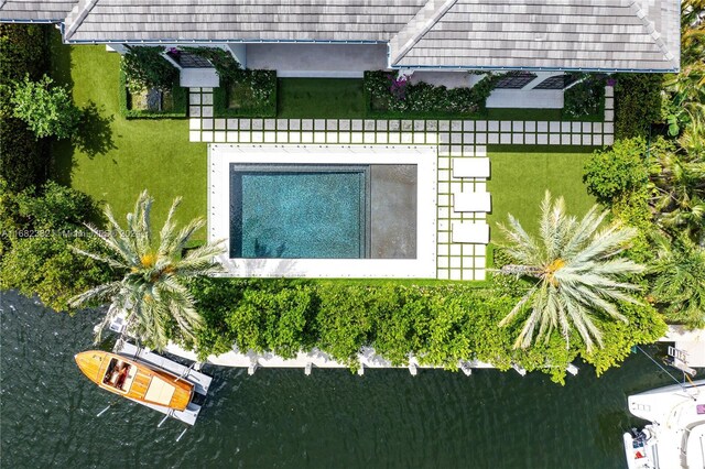 406 Tamarind Dr, Hallandale Beach, FL 33009 - bird's eye view