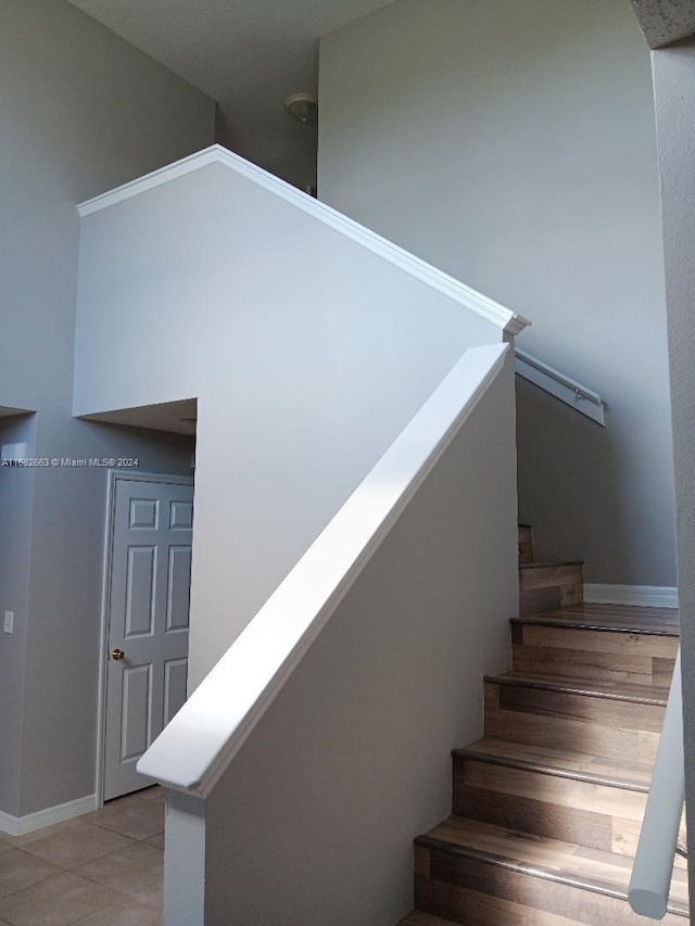 view of staircase