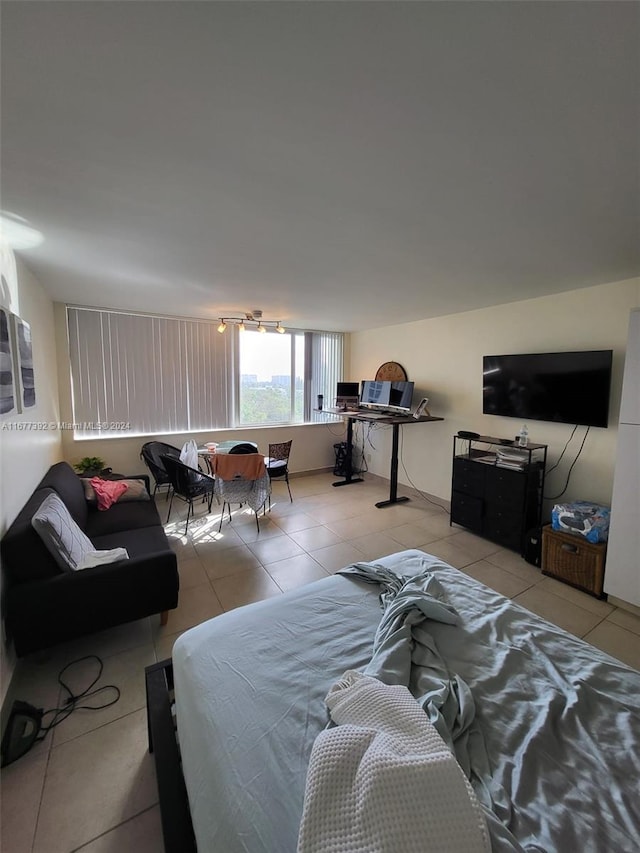 view of tiled bedroom