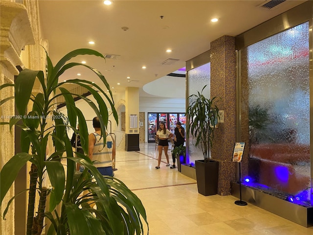 view of community lobby