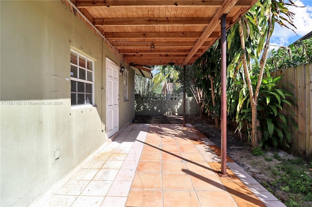 view of patio