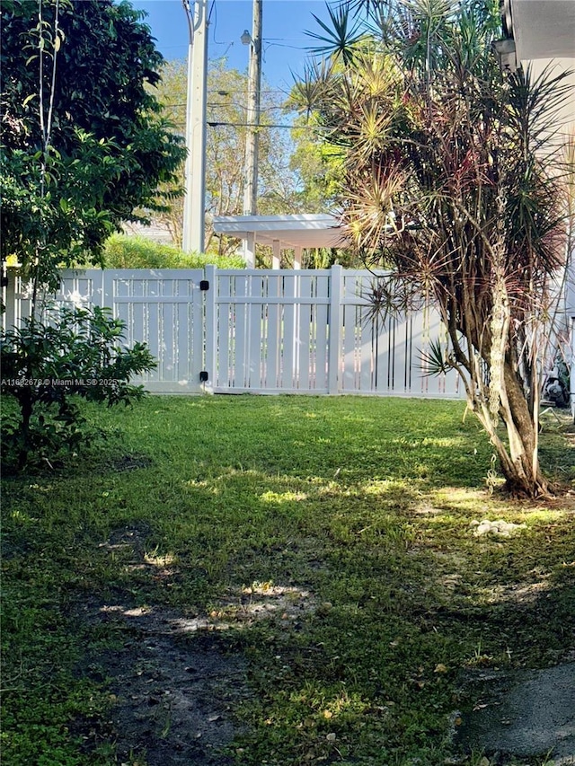 view of yard
