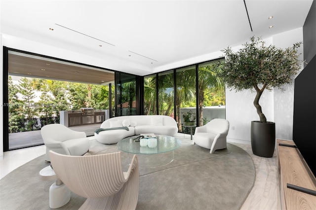 650 Warren Ln, Key Biscayne, FL 33149 - sunroom with expansive windows