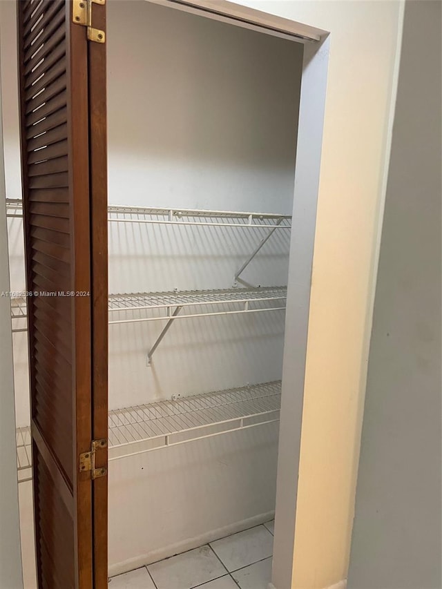 view of closet