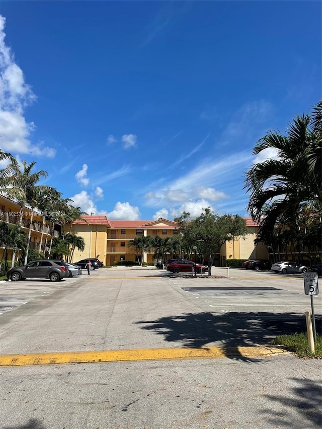 view of car parking