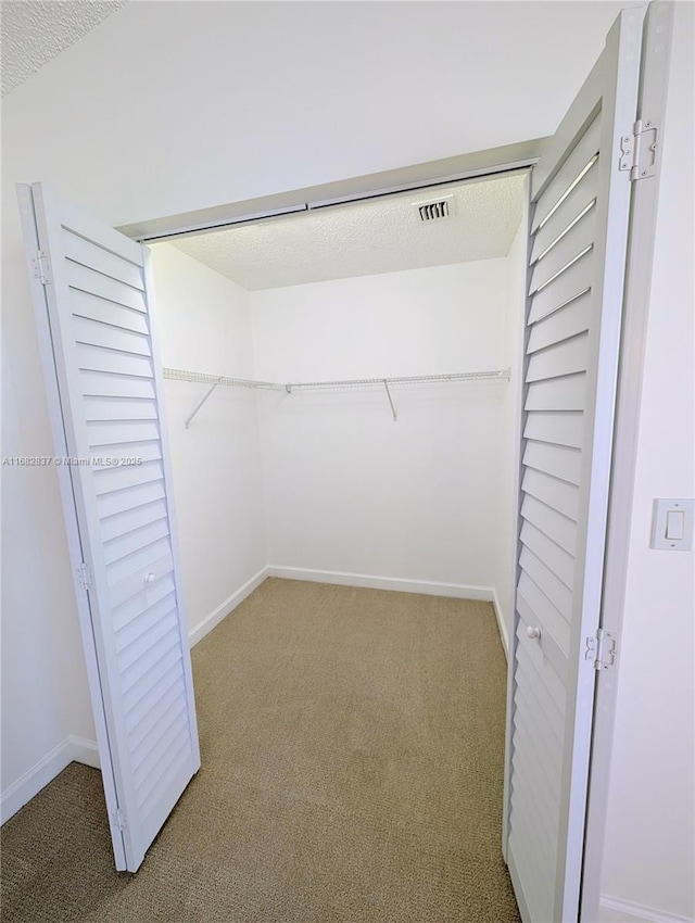 closet with visible vents