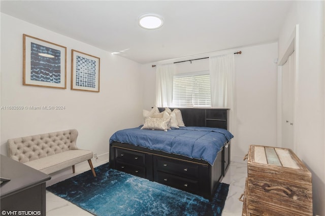 8135 SW 136th St, Pinecrest, FL 33156 - bedroom with marble look tiles