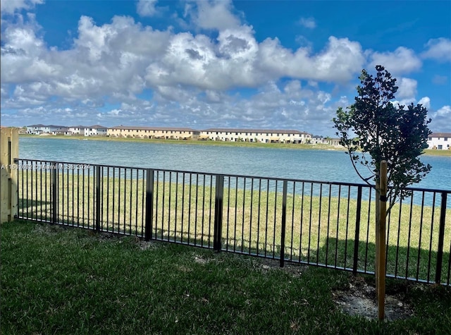 view of water feature