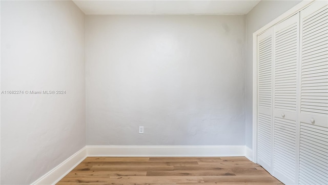 interior space featuring hardwood / wood-style floors