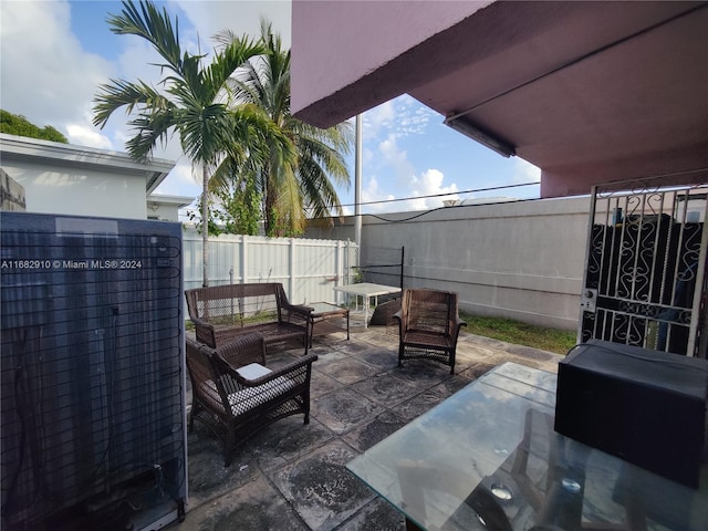 view of patio