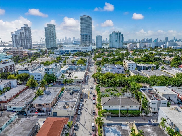 731 6th St Unit 201-E, Miami Beach, FL 33139 - drone / aerial view of a skyline view