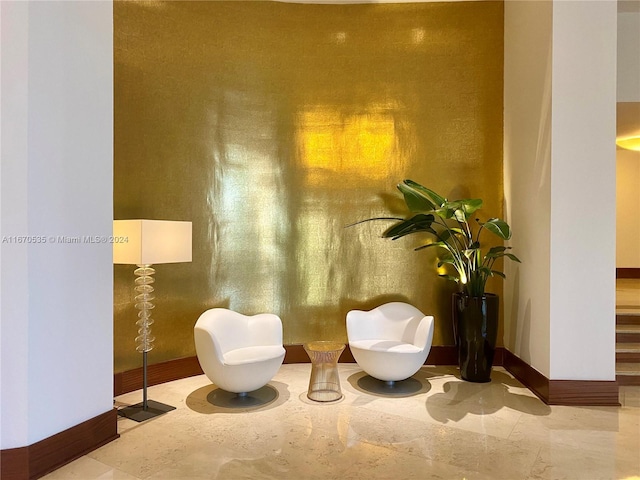 5161 Collins Ave Unit 801, Miami Beach, FL 33140 - sitting room with baseboards