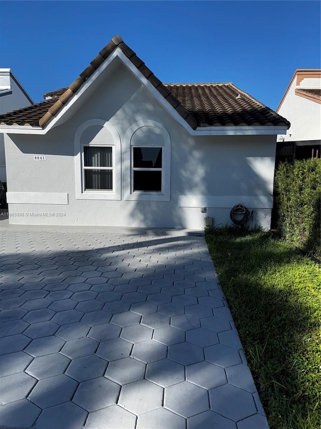 exterior space featuring a patio area