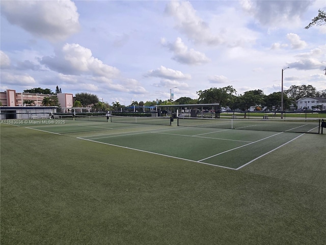 view of sport court