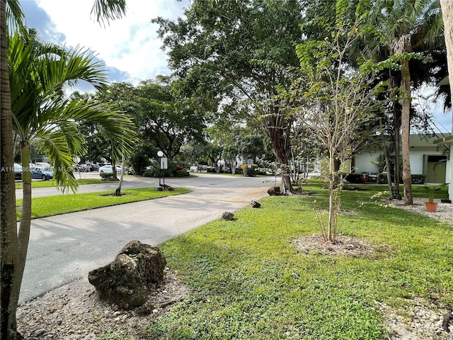 view of road