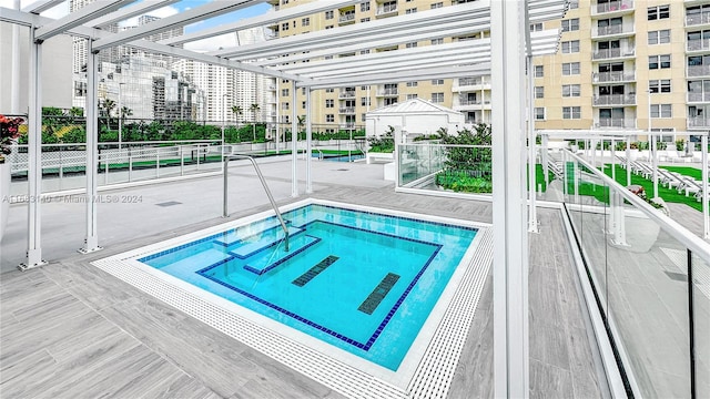 view of pool