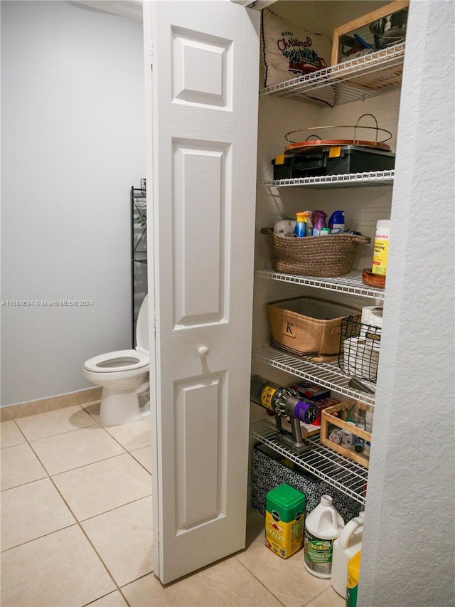 view of pantry