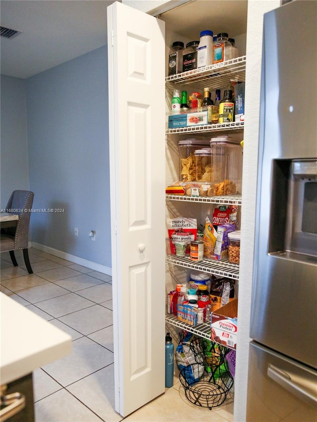 view of pantry