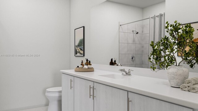 15601 SW 280th St Unit 4, Miami, FL 33031 - bathroom featuring vanity and tiled shower