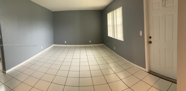 view of tiled spare room