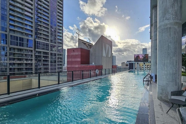 view of pool