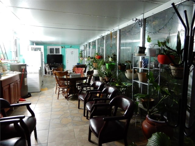 view of dining space