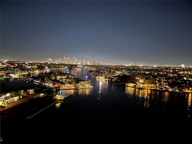 view of city featuring a water view