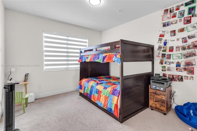 bedroom with carpet flooring