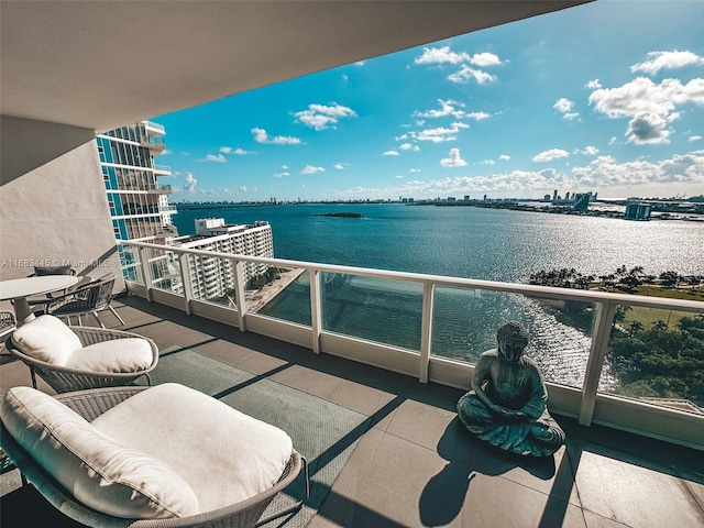 2020 N Bayshore Dr Unit 2007, Miami, FL 33137 - balcony with a water view