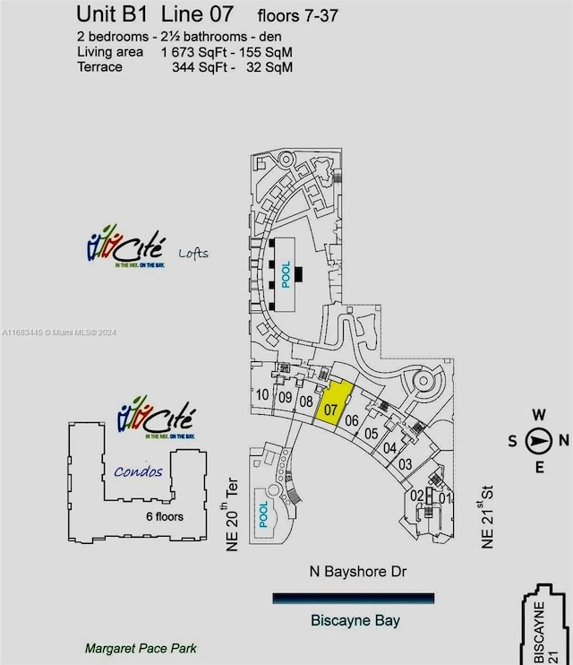 2020 N Bayshore Dr Unit 2007, Miami, FL 33137 - map location